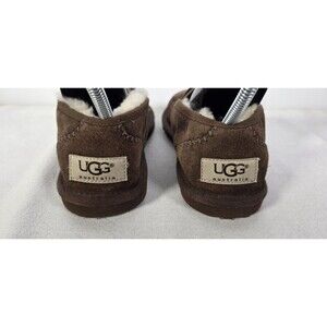 NEW UGG Pure K ASCOT Dark Chestnut KIDS Size 2 Unisex Loafer Flats - Size 2